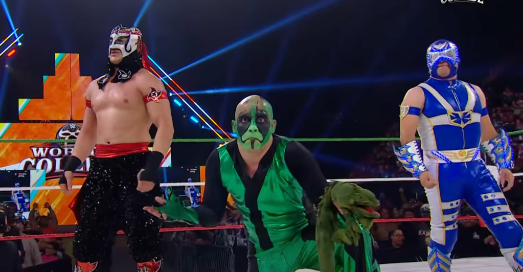 Mr. Iguana una lección de storytelling en el cuadrilátero de Worlds&nbsp;Collide